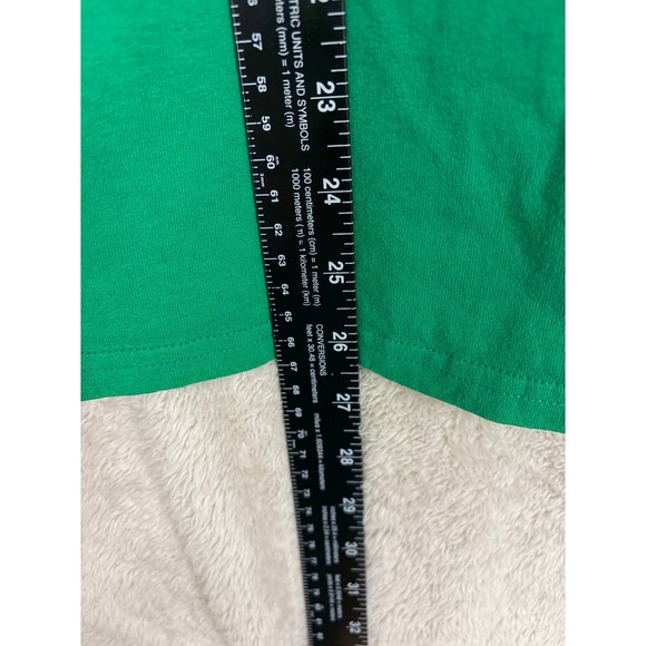 Champion Notre Dame Fighting Irish Green Graphic T-Shirt Mens XL Leprechaun Logo - Picture 4 of 7